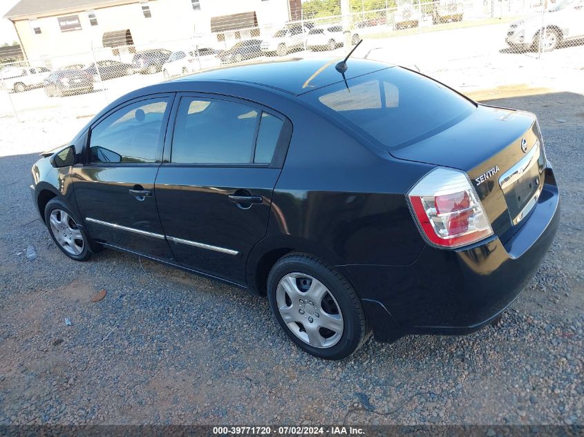 2010 Nissan Sentra 2.0/2.0S/Sr/2.0Sl VIN: 3N1AB6AP0AL631657 Lot: 39771720