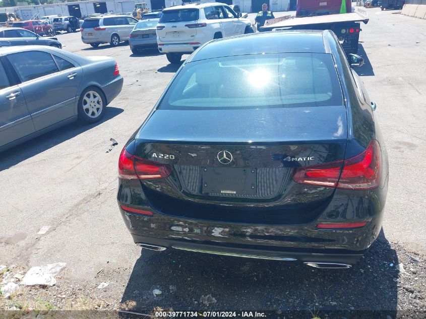 W1K3G4FB6LW045315 2020 Mercedes-Benz A 220 4Matic