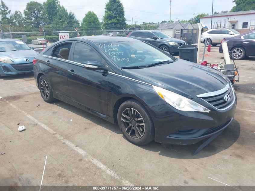 2014 Hyundai Sonata Gls VIN: 5NPEB4AC8EH846399 Lot: 39771757