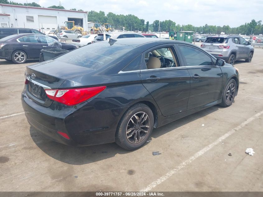 2014 Hyundai Sonata Gls VIN: 5NPEB4AC8EH846399 Lot: 39771757