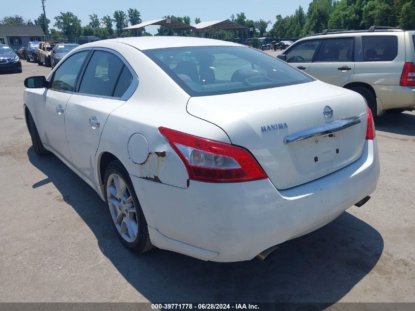 1N4AA51EX9C831323 | 2009 NISSAN MAXIMA