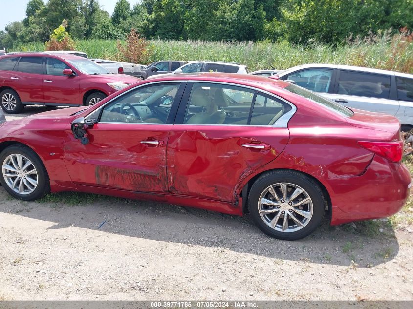 2014 Infiniti Q50 Premium VIN: JN1BV7AR3EM702266 Lot: 39771785