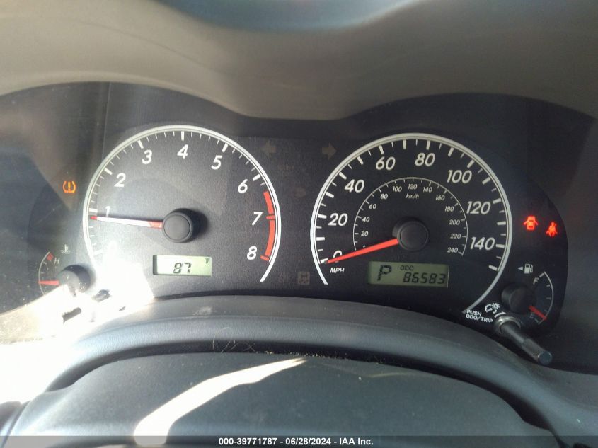 2010 Toyota Corolla Le VIN: 2T1BU4EE9AC342823 Lot: 39771787