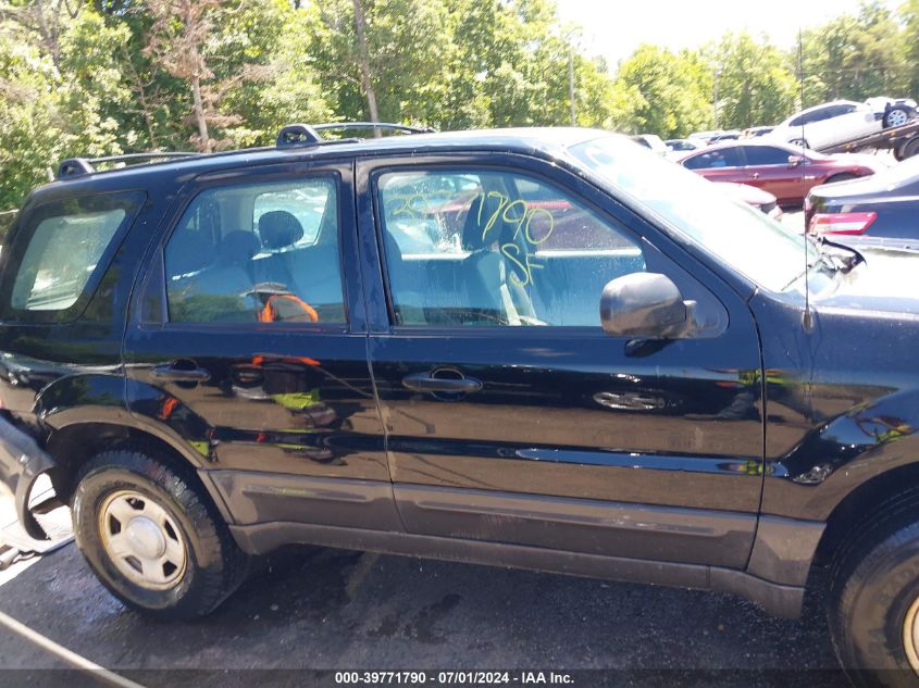 2006 Ford Escape Xls/Xls Manual VIN: 1FMYU92Z26KA04390 Lot: 39771790