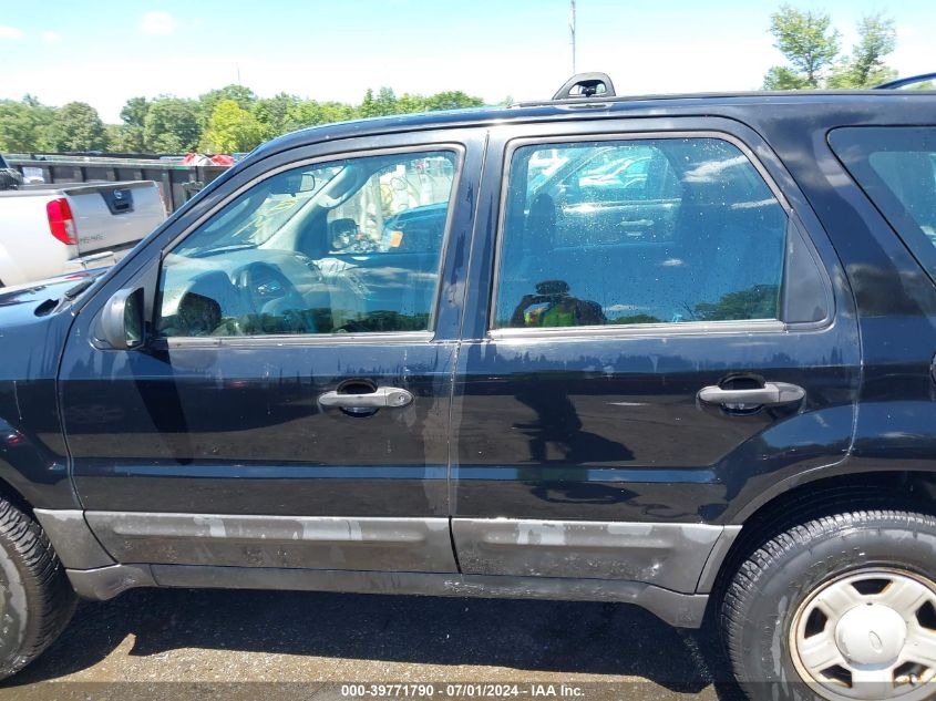 2006 Ford Escape Xls/Xls Manual VIN: 1FMYU92Z26KA04390 Lot: 39771790