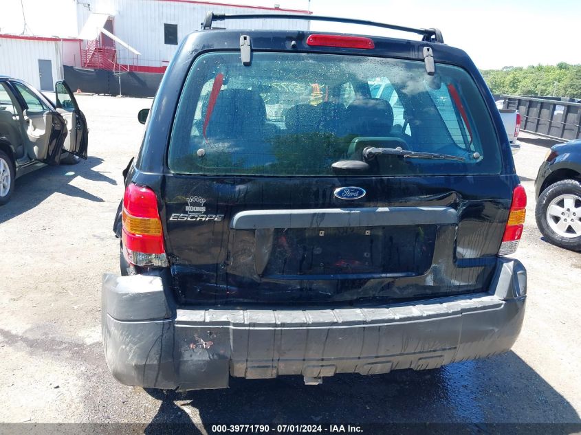 2006 Ford Escape Xls/Xls Manual VIN: 1FMYU92Z26KA04390 Lot: 39771790