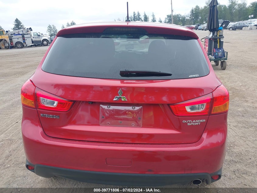 2015 Mitsubishi Outlander Sport Se VIN: 4A4AR4AU9FE015474 Lot: 39771806