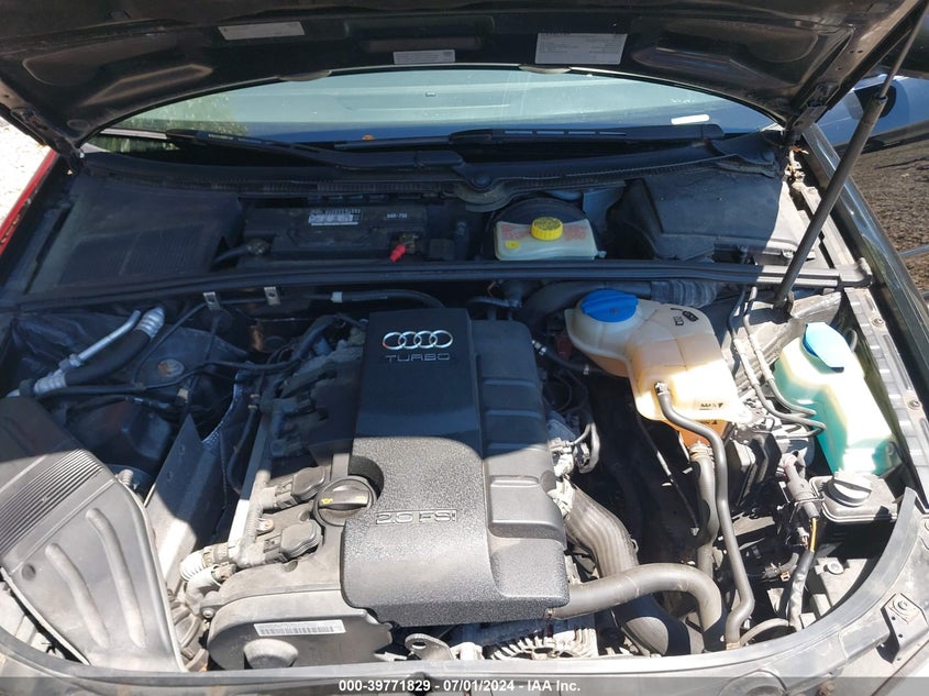 2008 Audi A4 2.0T VIN: WAUDF78E28A040351 Lot: 39771829