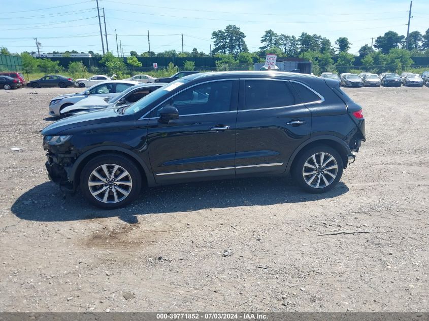 2019 Lincoln Mkc Reserve VIN: 5LMTJ3DH1KUL09136 Lot: 39771852