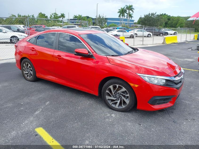 2016 Honda Civic Ex VIN: 2HGFC2F72GH565049 Lot: 39771893