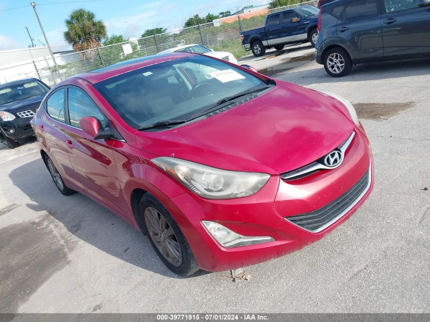 KMHDH4AE0FU250492 | 2015 HYUNDAI ELANTRA