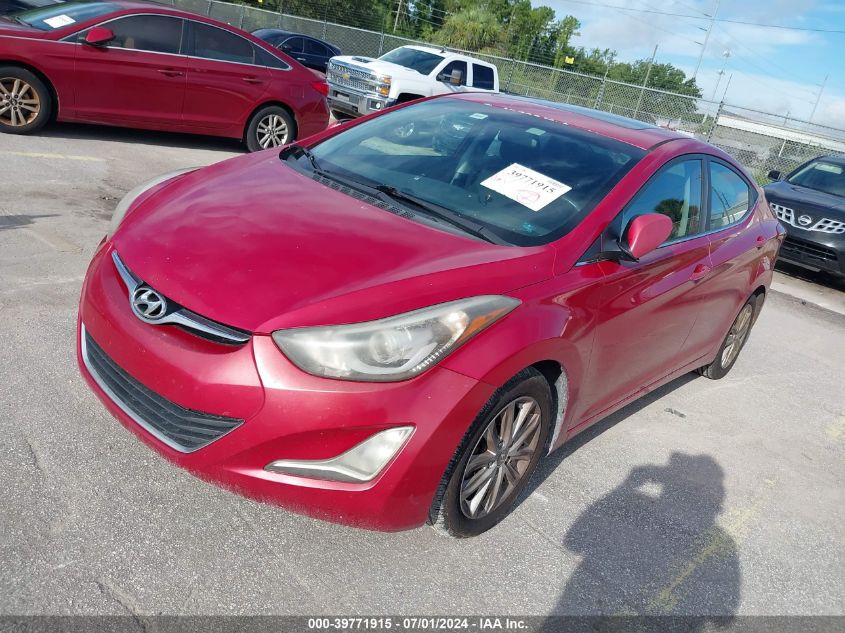 KMHDH4AE0FU250492 | 2015 HYUNDAI ELANTRA