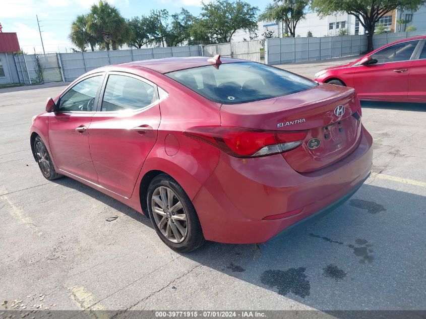 KMHDH4AE0FU250492 | 2015 HYUNDAI ELANTRA