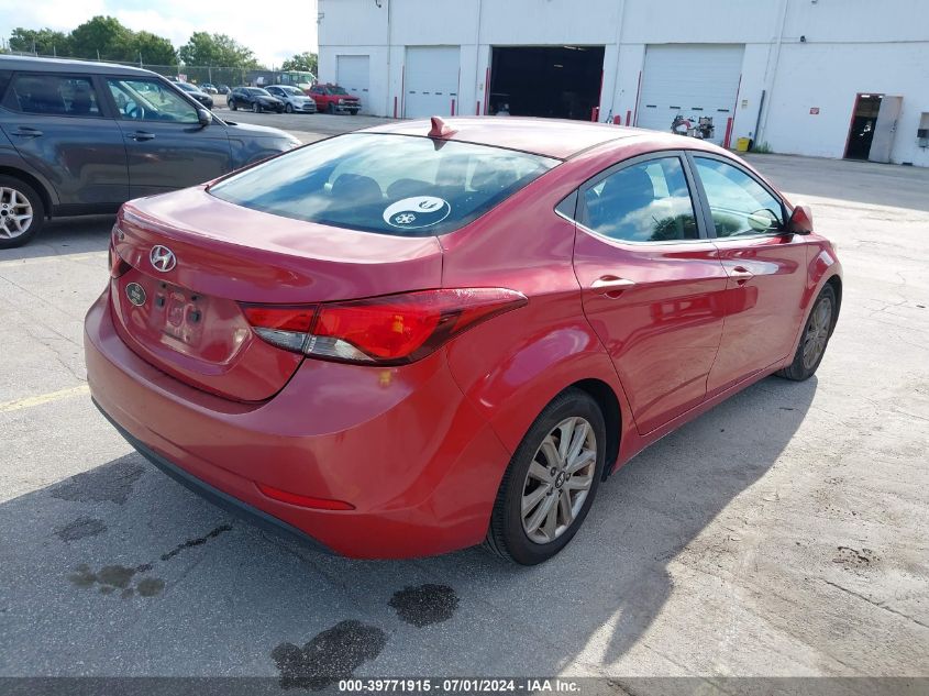 KMHDH4AE0FU250492 | 2015 HYUNDAI ELANTRA