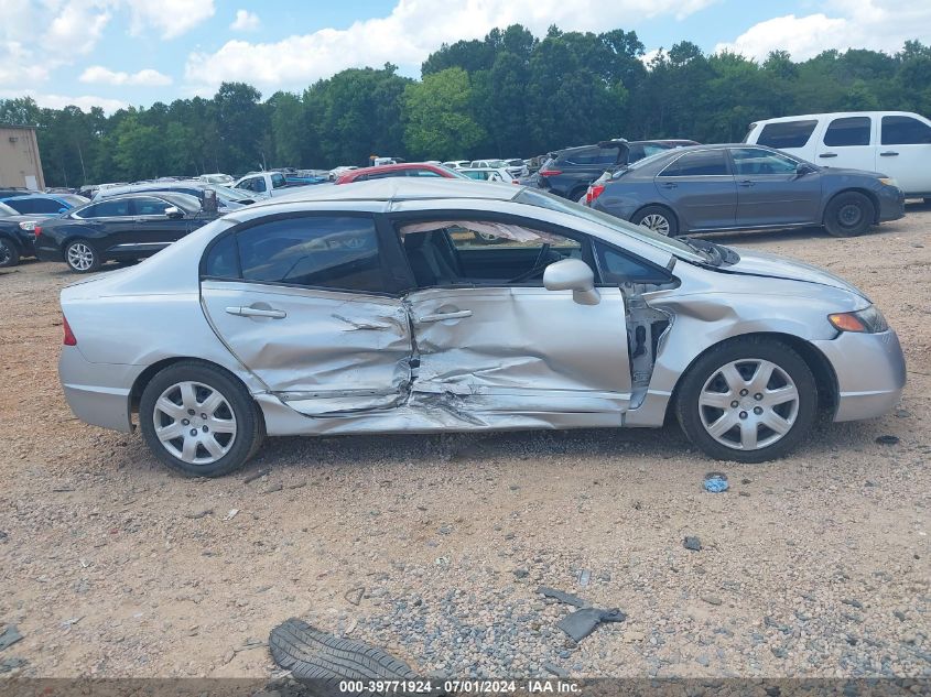 2008 Honda Civic Lx VIN: 1HGFA15548L057119 Lot: 39771924