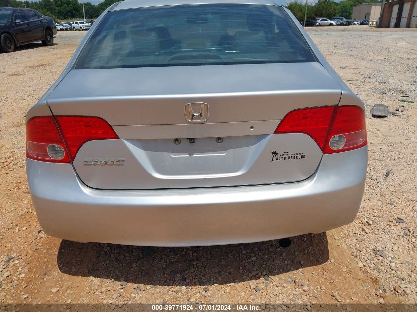 2008 Honda Civic Lx VIN: 1HGFA15548L057119 Lot: 39771924