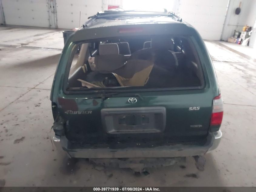 1999 Toyota 4Runner Sr5 V6 VIN: JT3GN86R8X0095457 Lot: 39771939
