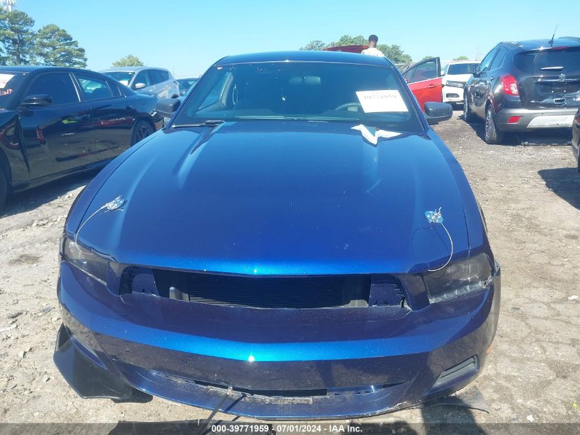 2012 Ford Mustang V6 VIN: 1ZVBP8AM9C5268814 Lot: 39771959