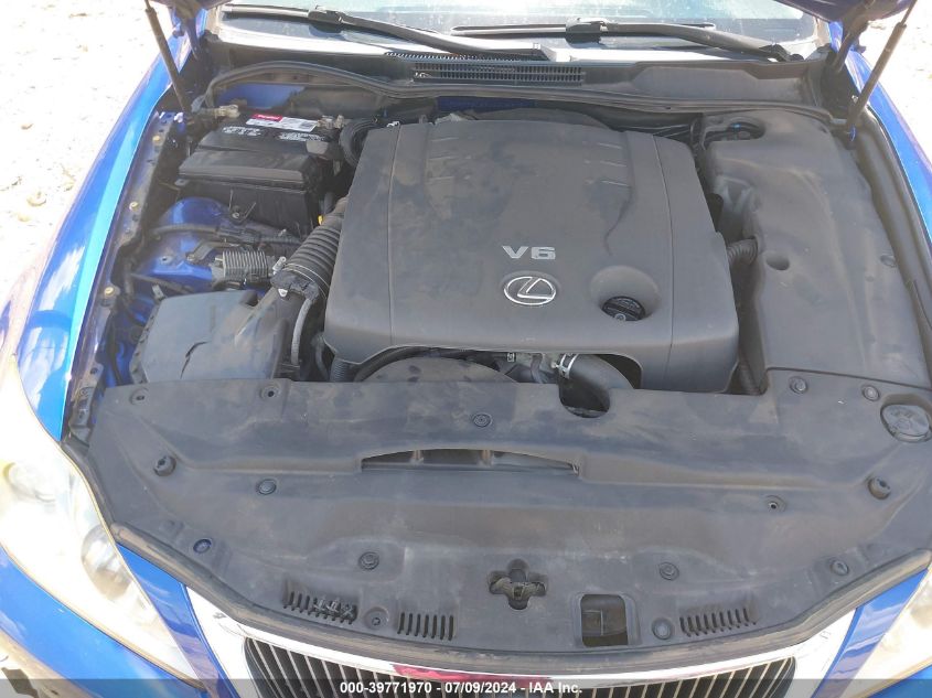 2010 Lexus Is 250C VIN: JTHFF2C29A2508313 Lot: 39771970