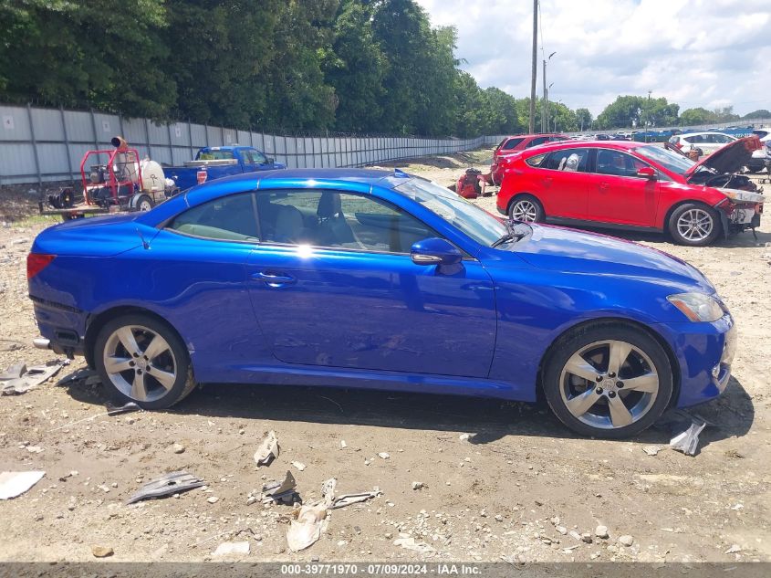 2010 Lexus Is 250C VIN: JTHFF2C29A2508313 Lot: 39771970