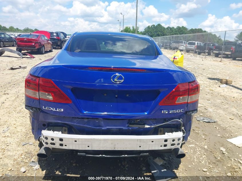 2010 Lexus Is 250C VIN: JTHFF2C29A2508313 Lot: 39771970