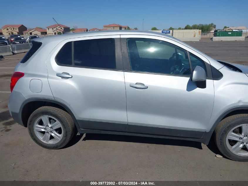 2019 Chevrolet Trax Ls VIN: 3GNCJKSB7KL196018 Lot: 39772002