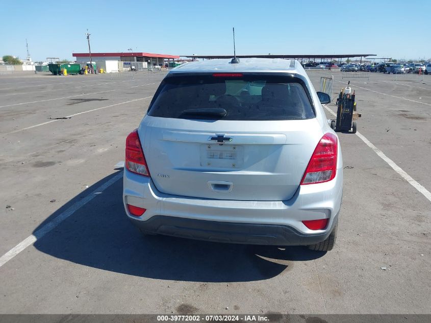 2019 Chevrolet Trax Ls VIN: 3GNCJKSB7KL196018 Lot: 39772002