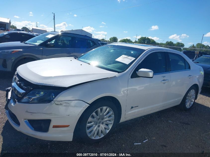 2010 Ford Fusion Hybrid VIN: 3FADP0L35AR228022 Lot: 39772010