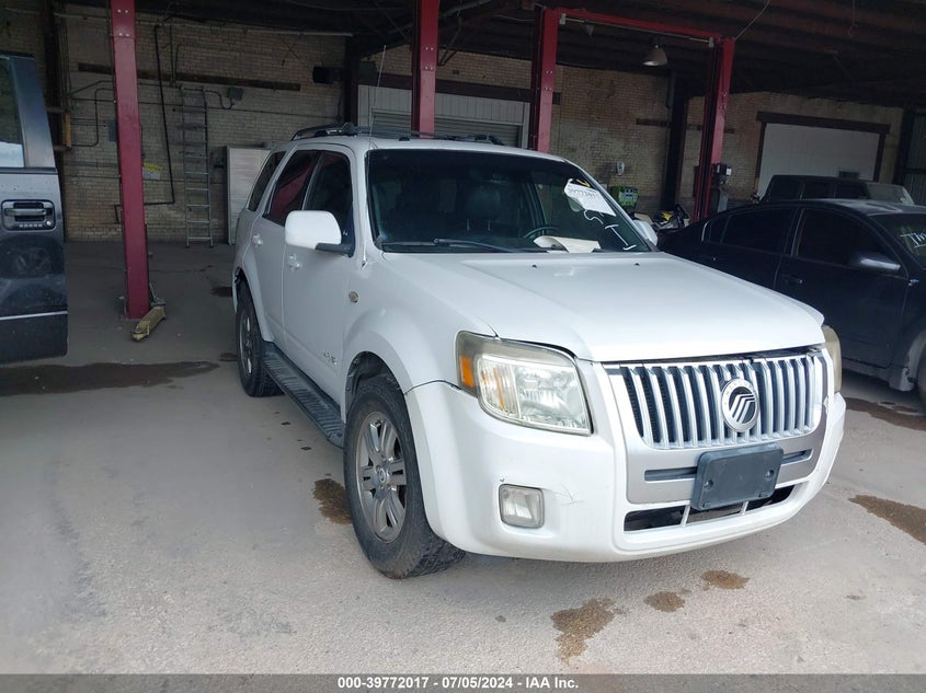 2008 Mercury Mariner Premier VIN: 4M2CU87178KJ16644 Lot: 39772017