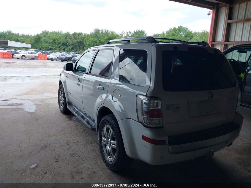 2008 Mercury Mariner Premier VIN: 4M2CU87178KJ16644 Lot: 39772017