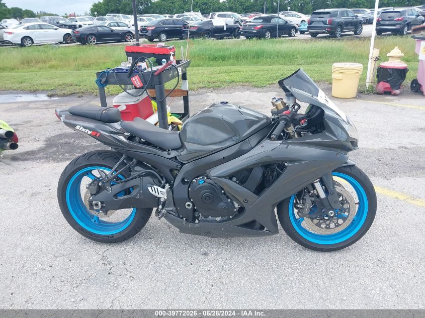 2008 Suzuki Gsx-R600 VIN: JS1GN7EA982111795 Lot: 39772026