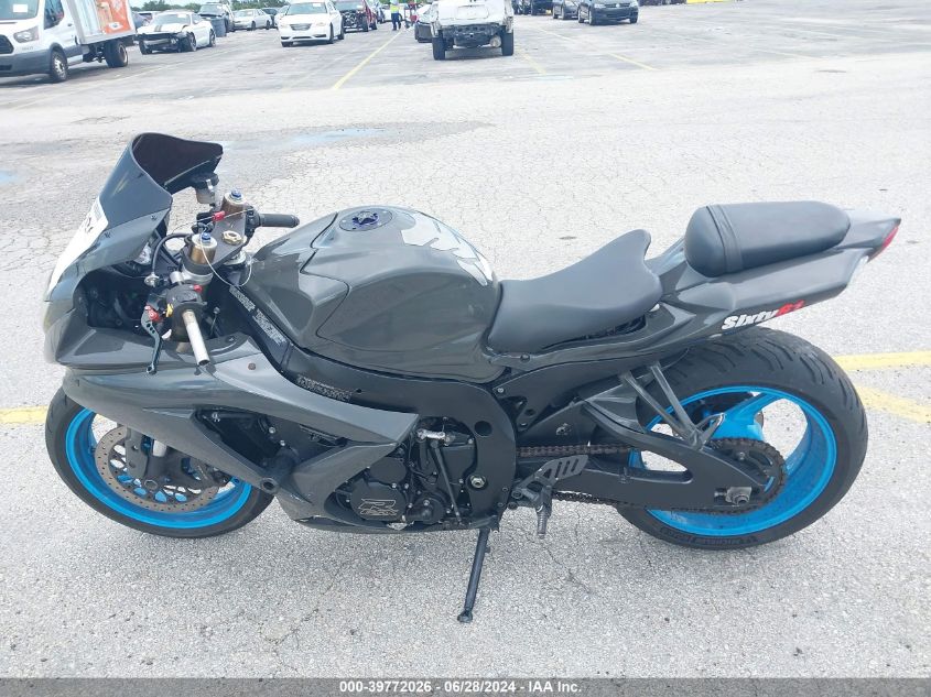 2008 Suzuki Gsx-R600 VIN: JS1GN7EA982111795 Lot: 39772026