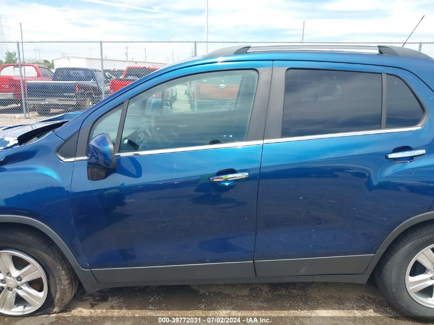 2020 Chevrolet Trax Fwd Lt VIN: 3GNCJLSB6LL329195 Lot: 39772031