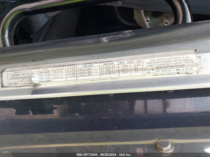1XPXD49X7MD761034 2021   photo no. 8