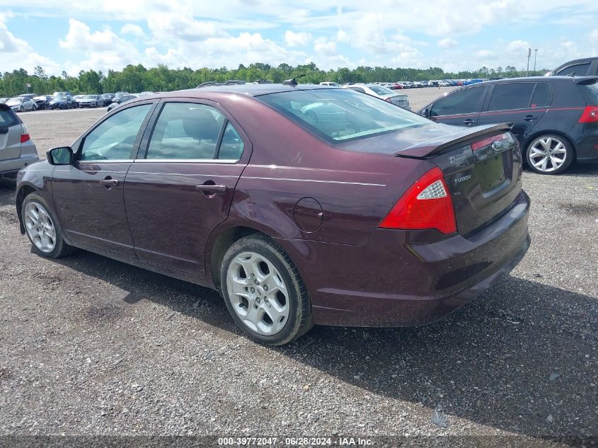 3FAHP0HA8BR346981 | 2011 FORD FUSION