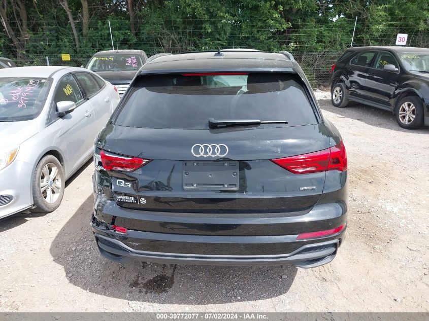 2024 Audi Q3 Premium 45 Tfsi S Line Quattro Tiptronic VIN: WA1DECF3XR1083587 Lot: 39772077