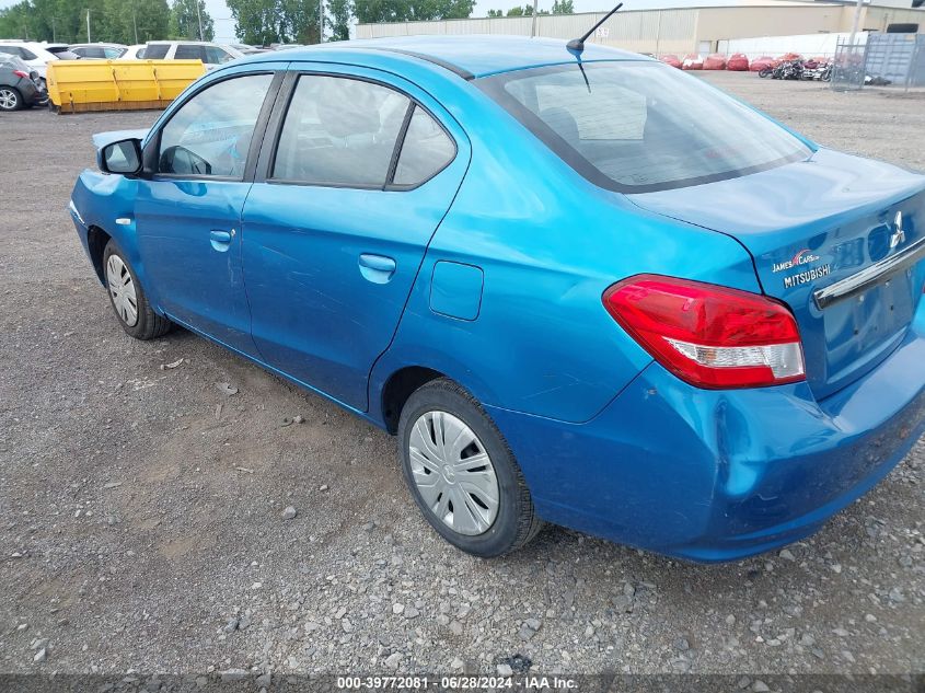 2018 Mitsubishi Mirage G4 Es VIN: ML32F3FJ7JHF12372 Lot: 39772081