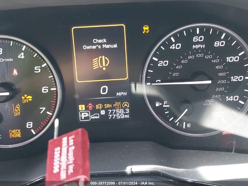 2019 Subaru Forester Touring VIN: JF2SKAWC0KH550895 Lot: 39772099