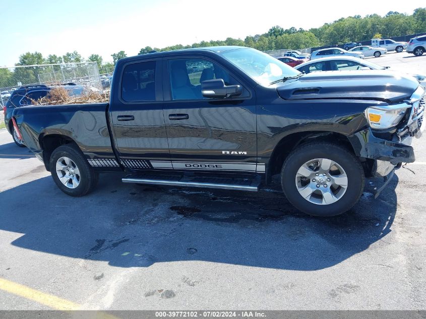 2022 Ram 1500 Big Horn Quad Cab 4X2 6'4 Box VIN: 1C6RREBT6NN165795 Lot: 39772102