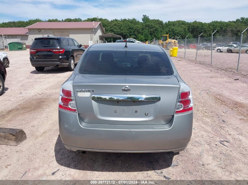 2010 Nissan Sentra VIN: 3N1AV6AP0AL601610 Lot: 39772112