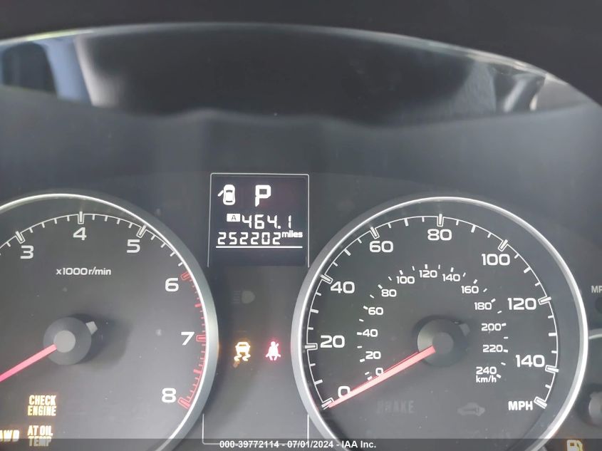 2013 Subaru Legacy 2.5I Premium VIN: 4S3BMBC60D3008192 Lot: 39772114