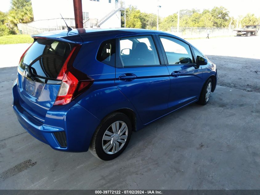 2015 Honda Fit Lx VIN: 3HGGK5H57FM786084 Lot: 39772122