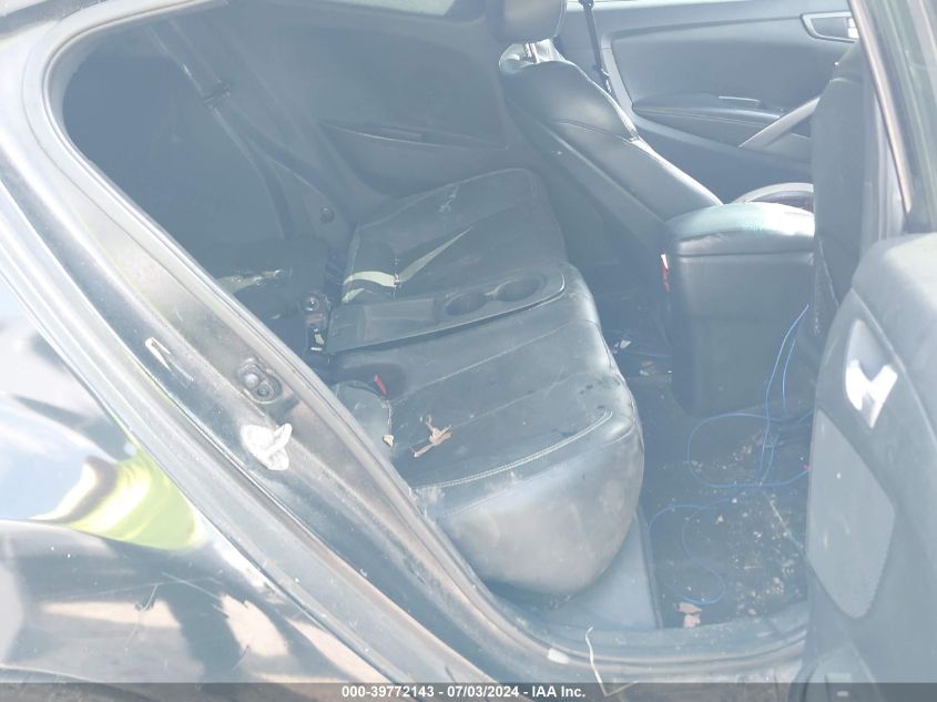 2014 Hyundai Veloster Turbo W/Black VIN: KMHTC6AE8EU199926 Lot: 39772143