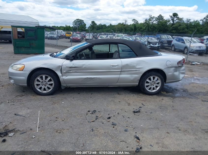 2002 Chrysler Sebring Gtc VIN: 1C3EL75R42N309333 Lot: 39772149