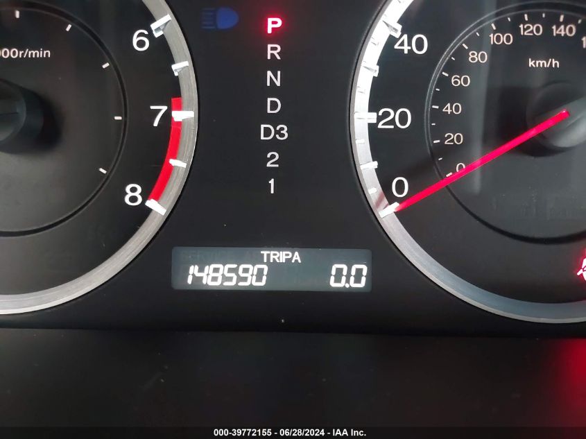 2010 Honda Accord 3.5 Ex-L VIN: 1HGCP3F8XAA023757 Lot: 39772155