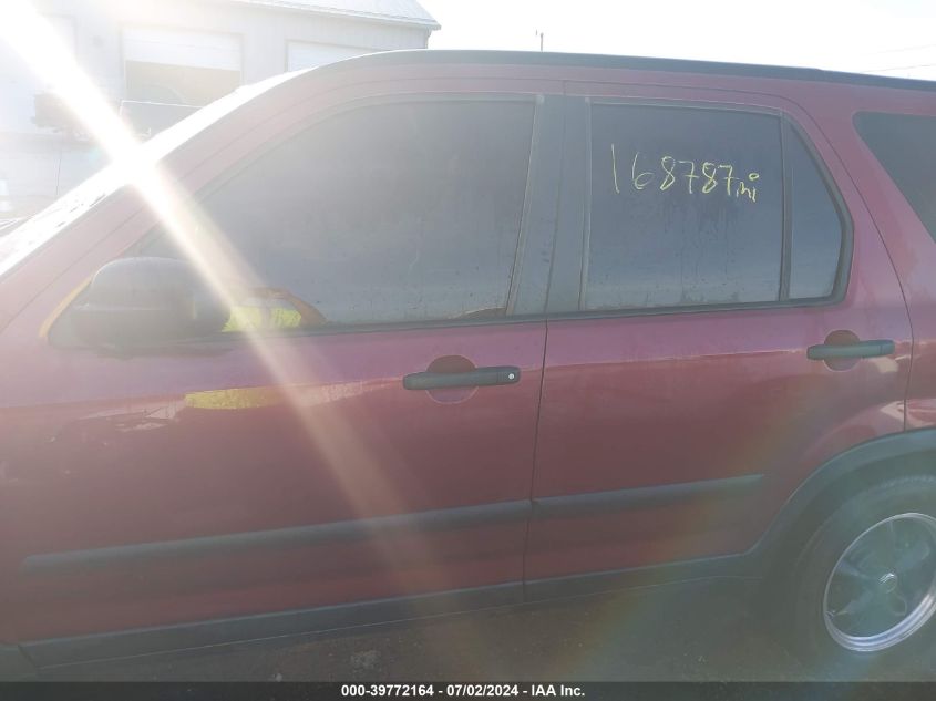 2005 Honda Cr-V Lx VIN: JHLRD78505C052726 Lot: 39772164
