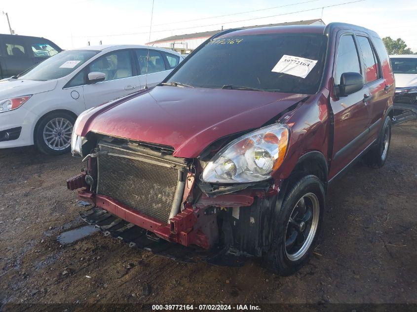 2005 Honda Cr-V Lx VIN: JHLRD78505C052726 Lot: 39772164