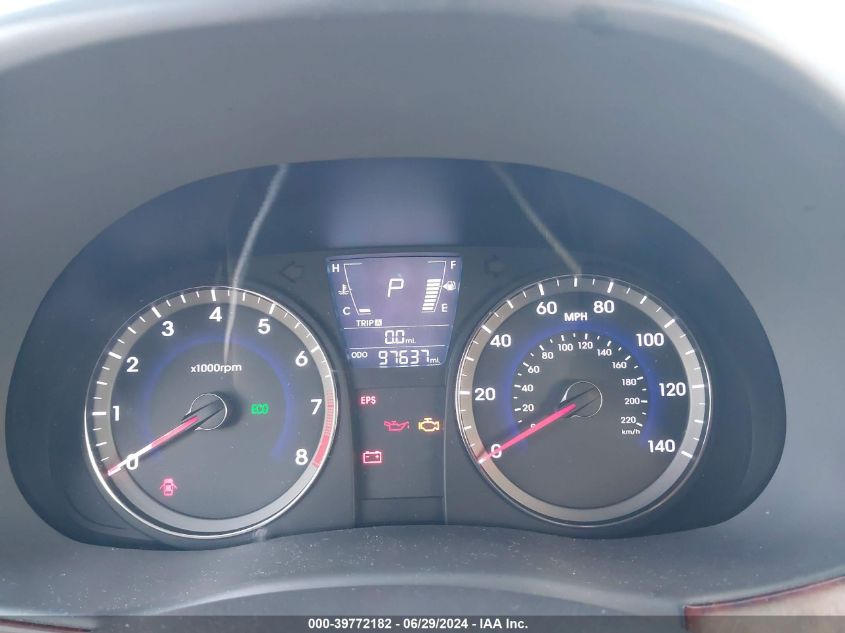 2013 Hyundai Accent Se VIN: KMHCU5AE7DU090895 Lot: 39772182