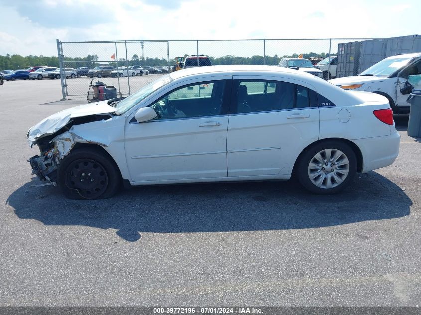 2012 Chrysler 200 Lx VIN: 1C3CCBABXCN208365 Lot: 39772196