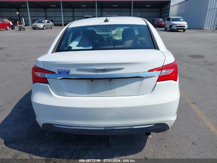 2012 Chrysler 200 Lx VIN: 1C3CCBABXCN208365 Lot: 39772196